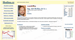 Desktop Screenshot of info.hodina.cz