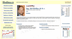 Desktop Screenshot of kurzy.hodina.cz