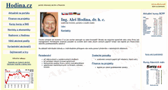 Desktop Screenshot of akcie.hodina.cz